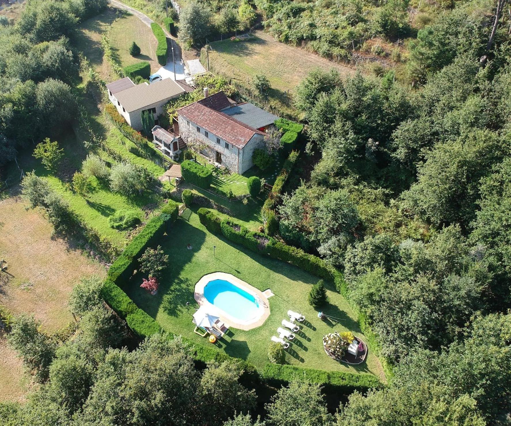 Casa Rural O Carballo Da Pedra La Caniza Ngoại thất bức ảnh